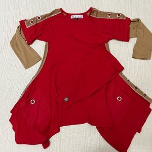 KidCuteTure Tunic/Dress & Matching Leggings Sz 10